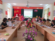 Trường Tiểu học Noong Bua đón đoàn kiểm tra toàn diện của Phòng giáo dục