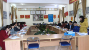 Trường tiểu học Noong Bua đón đoàn giám sát của UBMTTQ Việt Nam, thành phố Điện Biên Phủ về việc thực hiện đảm bảo vệ sinh an toàn thực phẩm tại bếp ăn bán trú